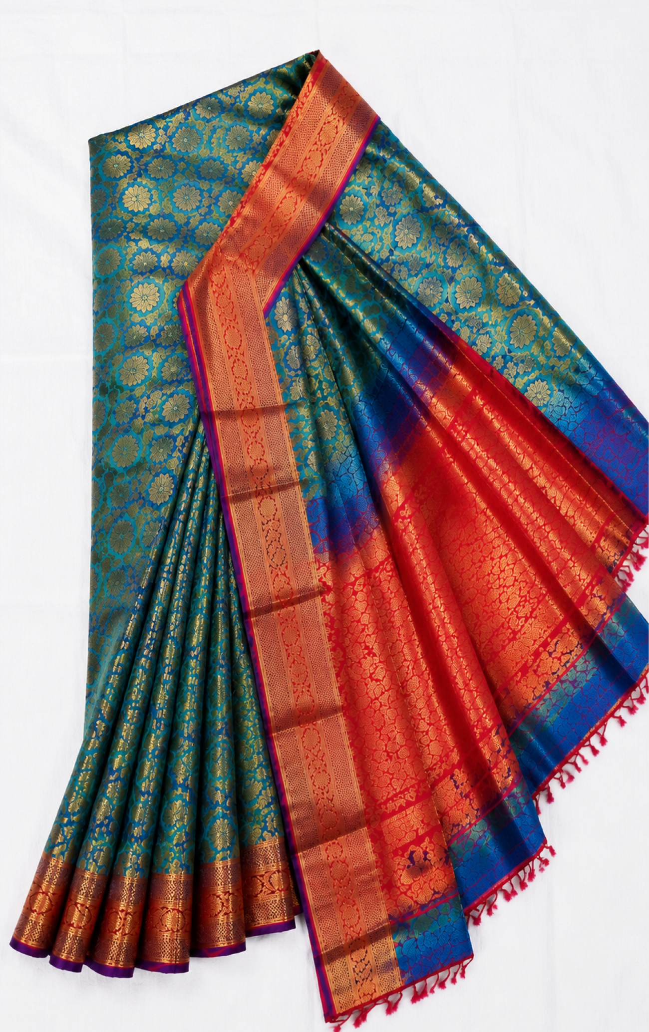 Leaf print Normal sleeves| Zipless feeding maxi