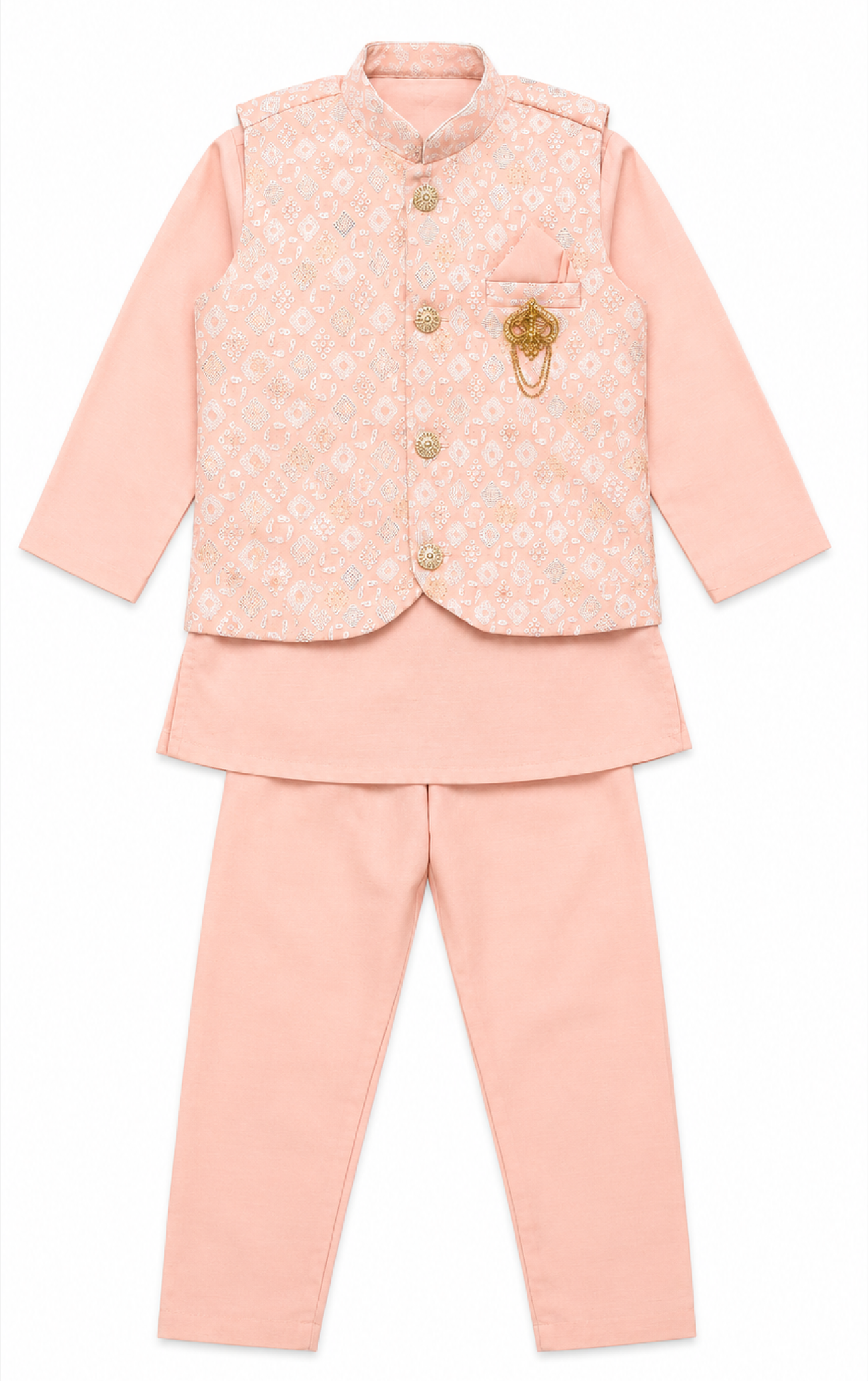 Bright Orange Red Full Pant Set