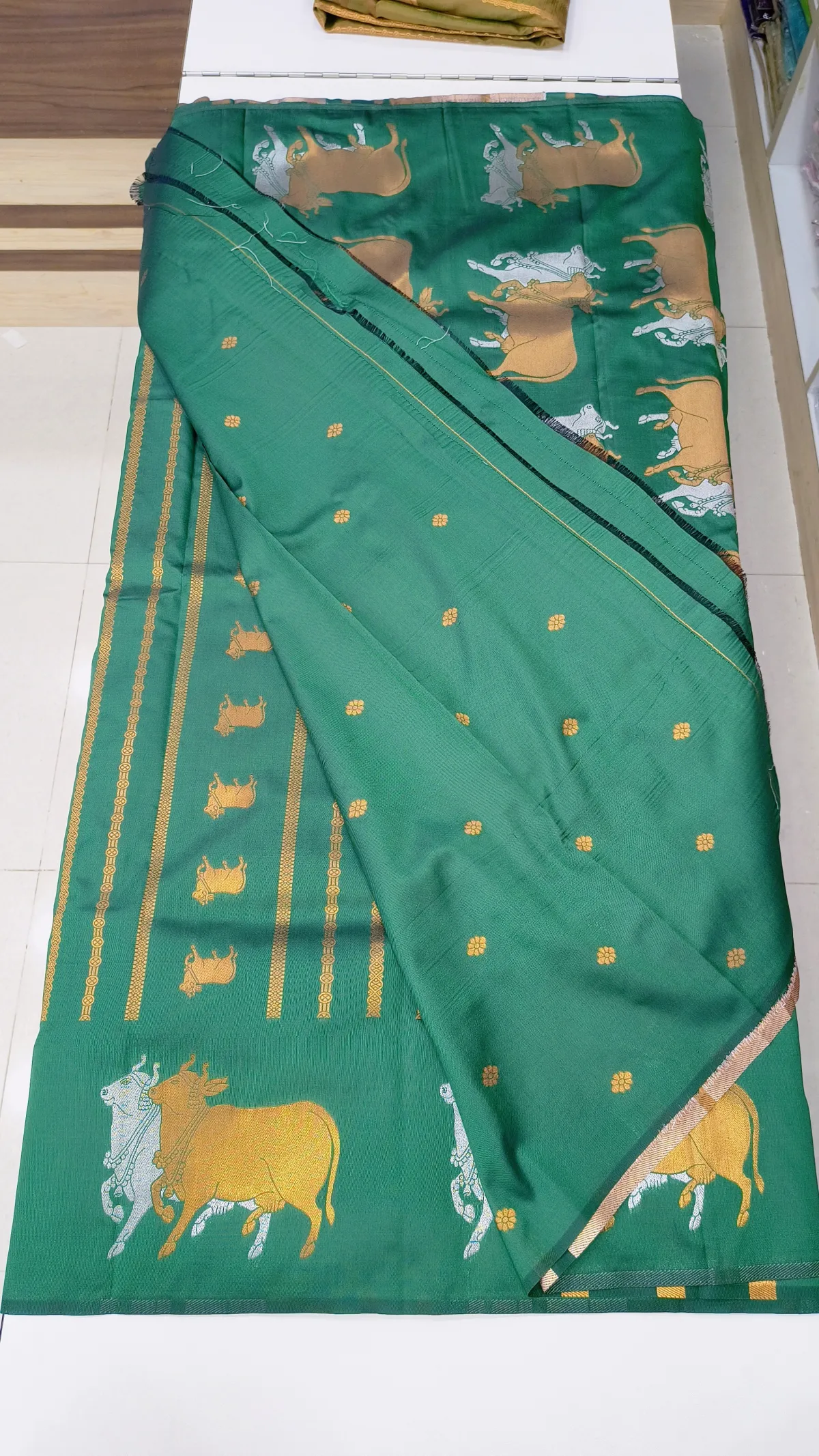 VIRAAZ DOUBLE BEAST-SOFT SILK SAREE