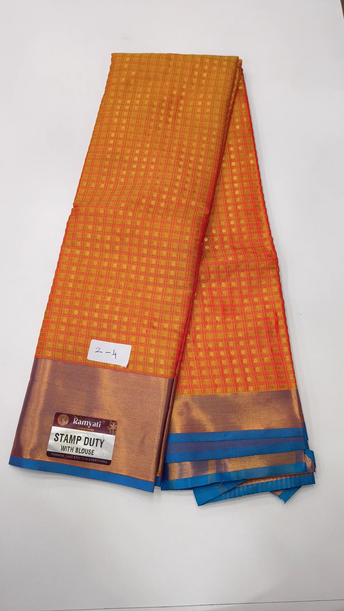 ROLEX PATTU SILK SAREE-PUTTA DESIGN