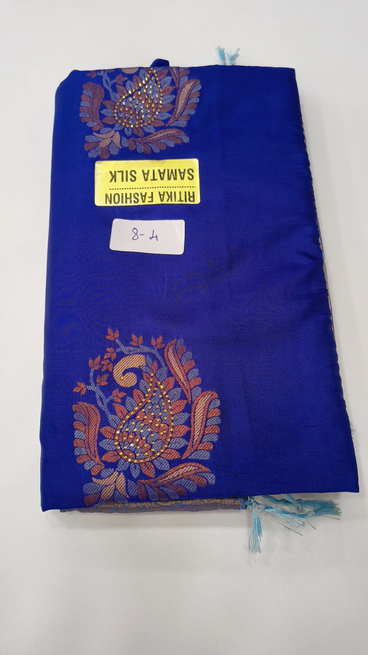 RITHIKA SAMATA SOFT SILK SAREE WITH STONEWORK-8