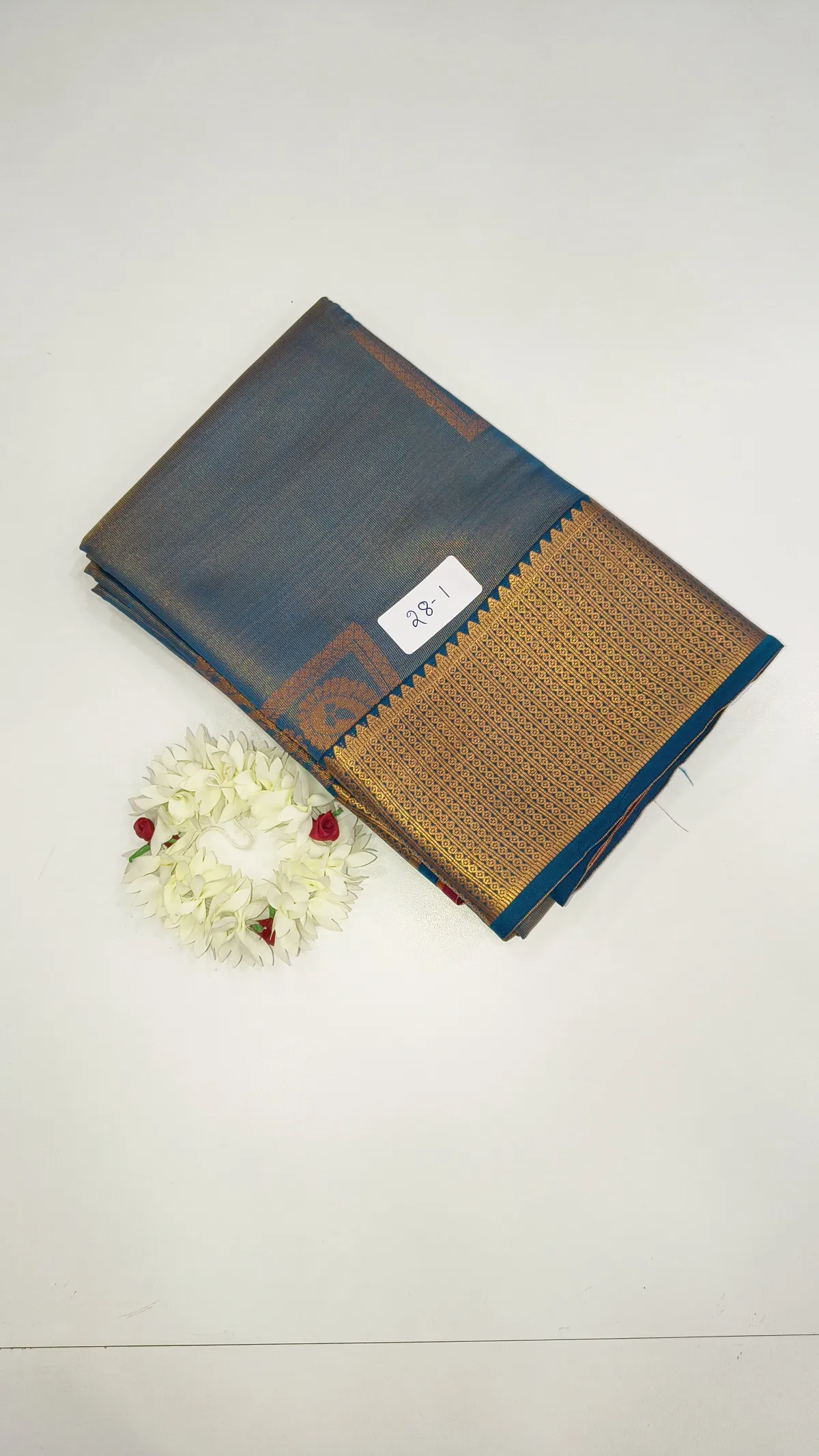 SILK COTTON SAREE WITH JARI-RQ1413-28