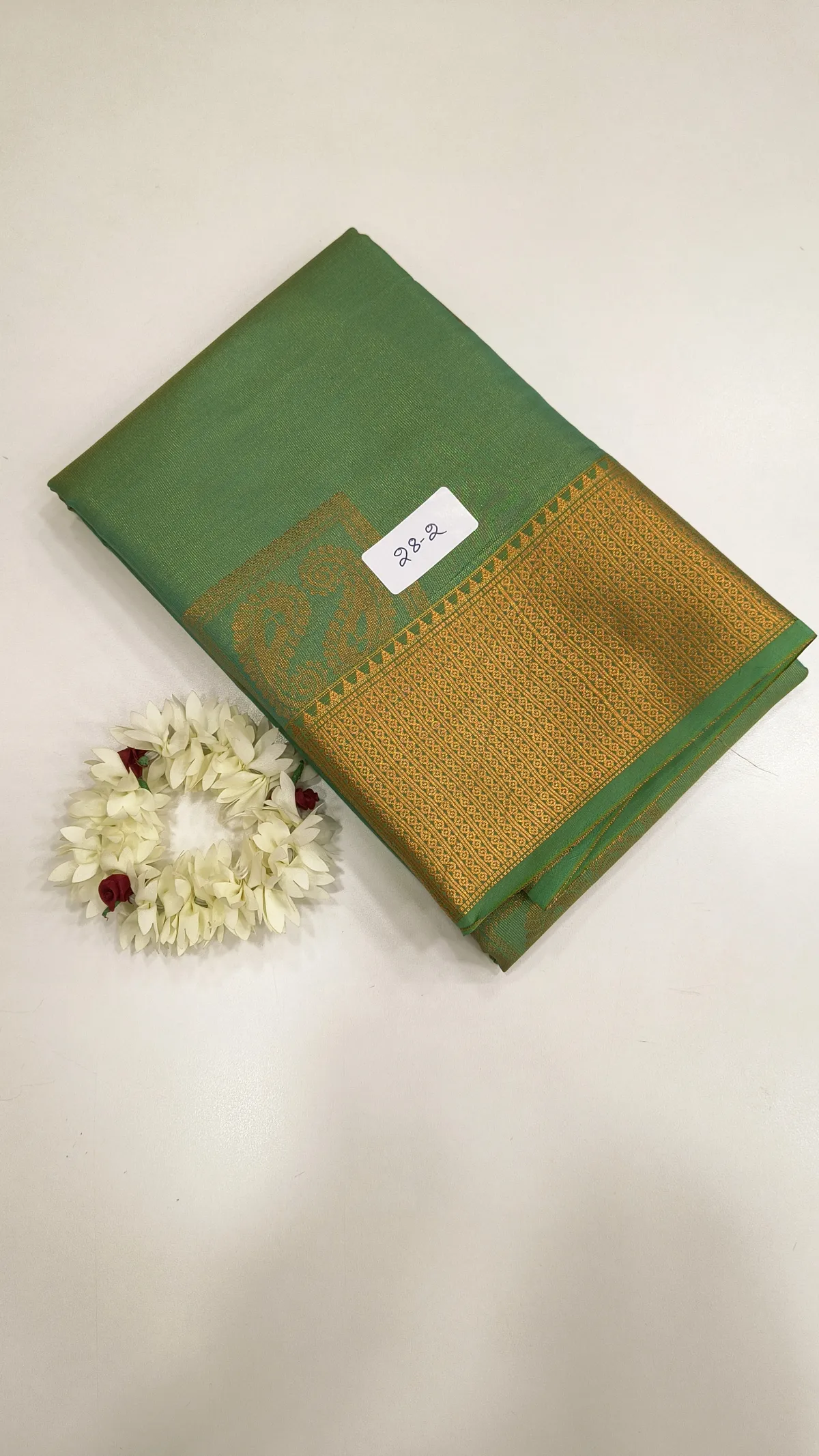 SILK COTTON SAREE WITH JARI-RQ1413-28