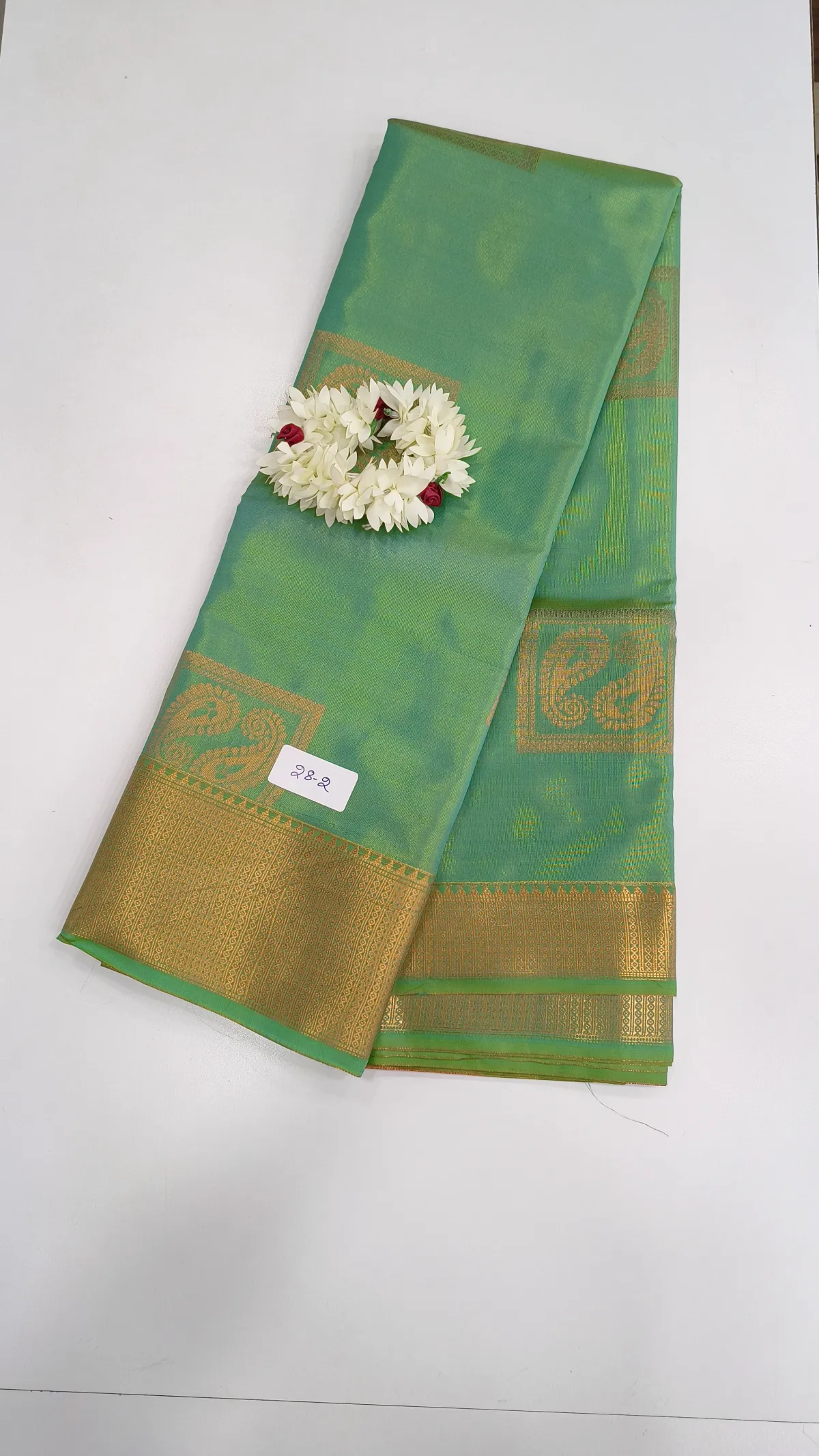 SILK COTTON SAREE WITH JARI-RQ1413-28