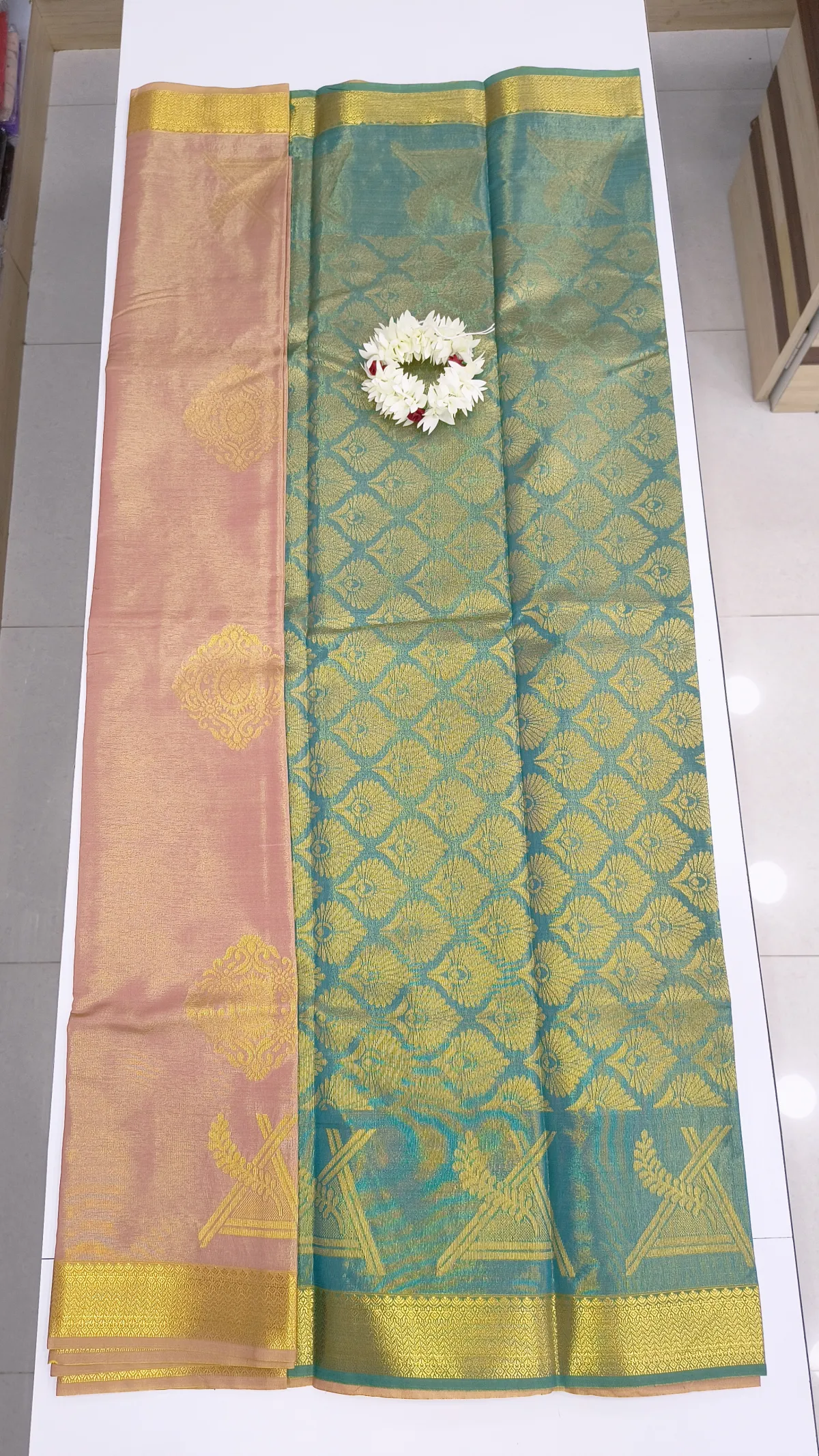 TISSUE SILK SAREE-SL2546-30