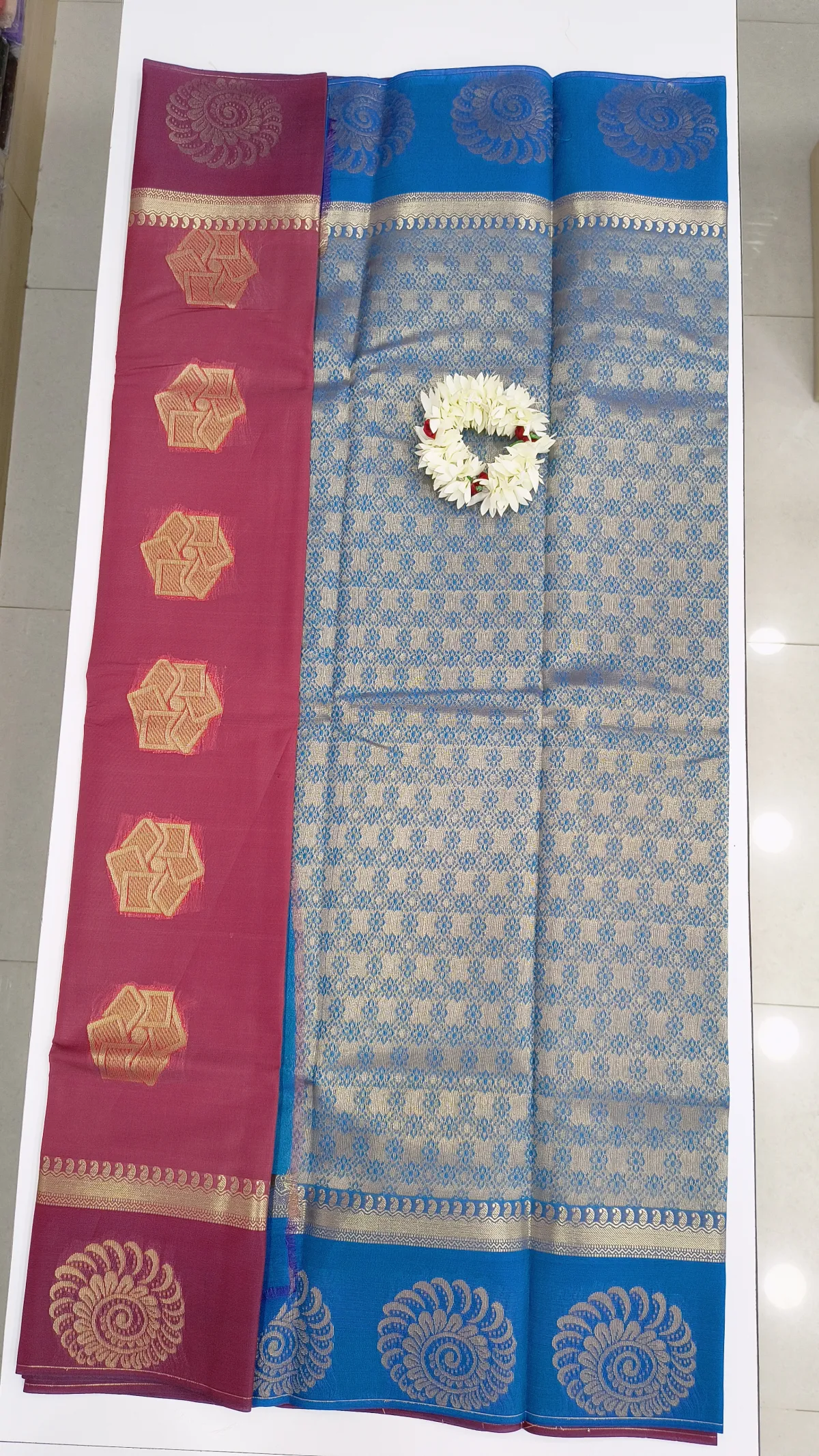 SILK COTTON SAREE-FR7284-31