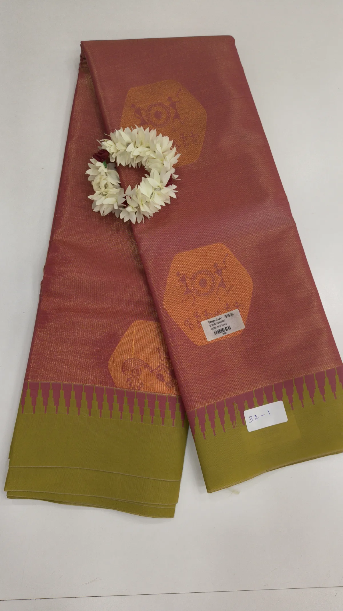 TISSUE SILK SAREE-DR5281-32