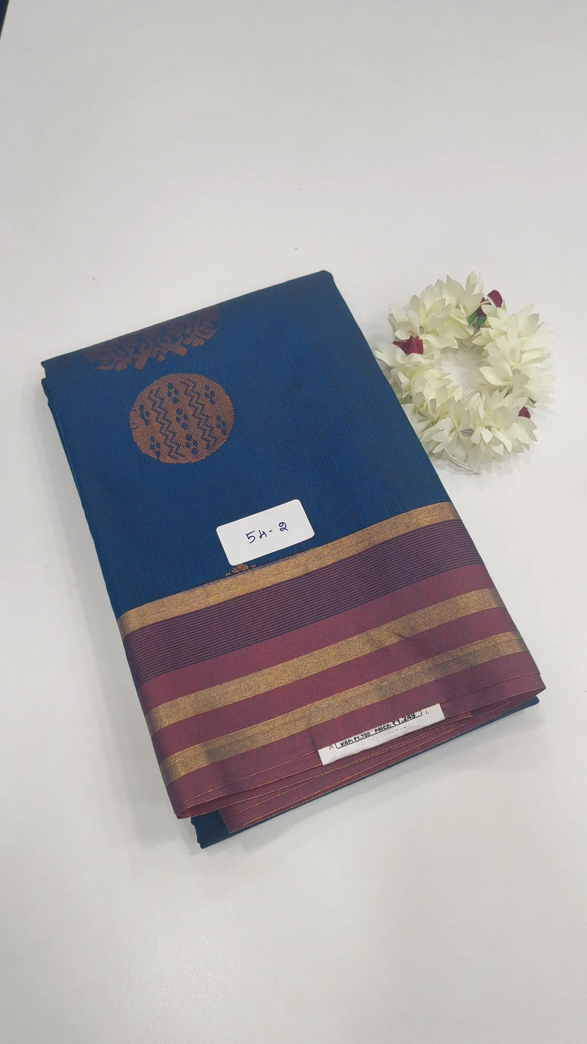 SILK COTTON SAREE COLLECTIONS-VQ0381-54