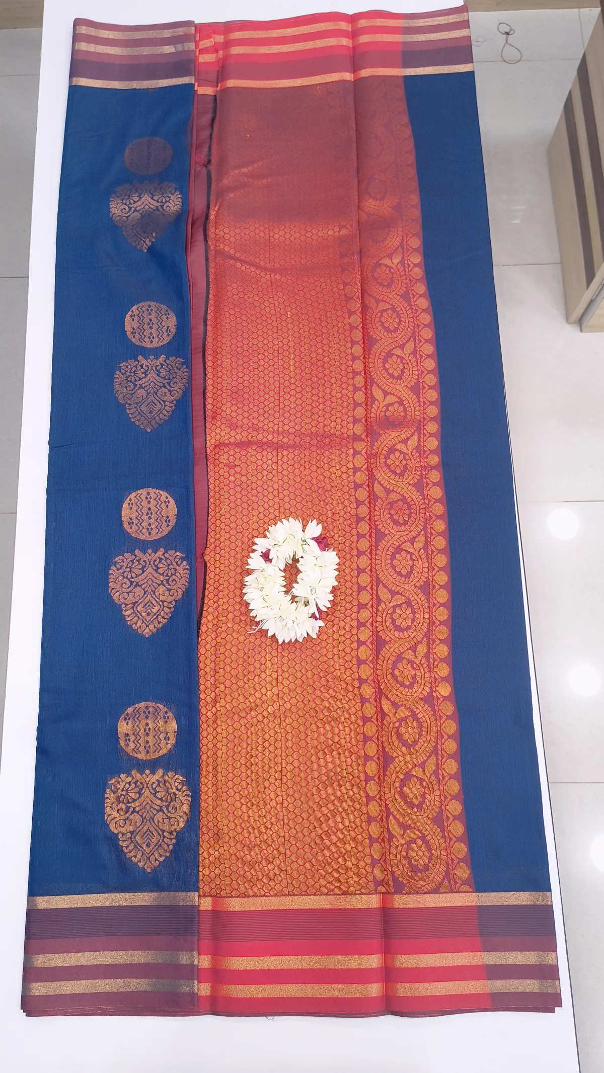 SILK COTTON SAREE COLLECTIONS-VQ0381-54