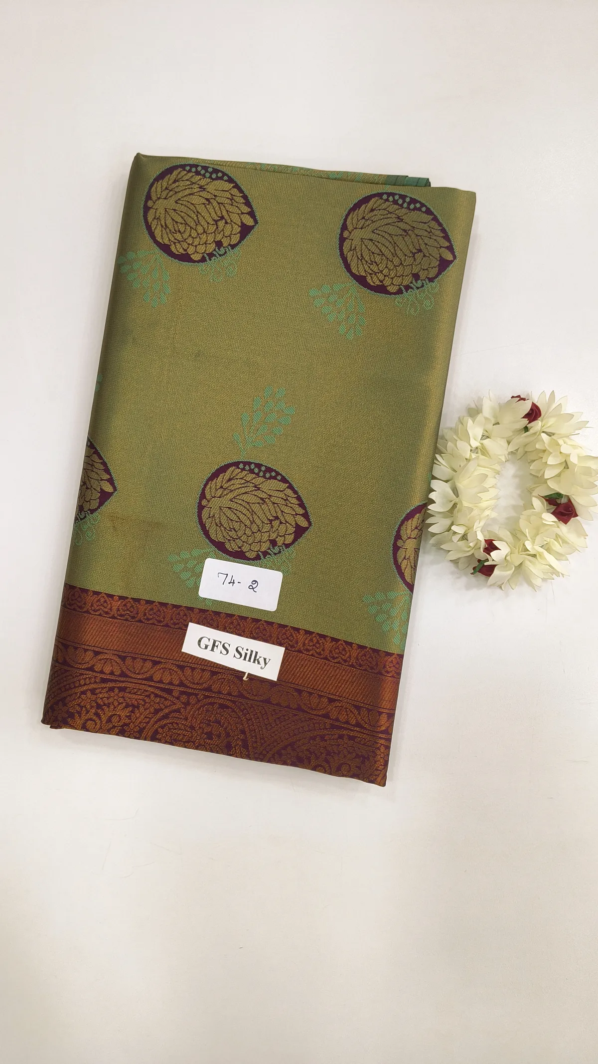 GFS SILKY SAREES COLLECTIONS-RX2130-74