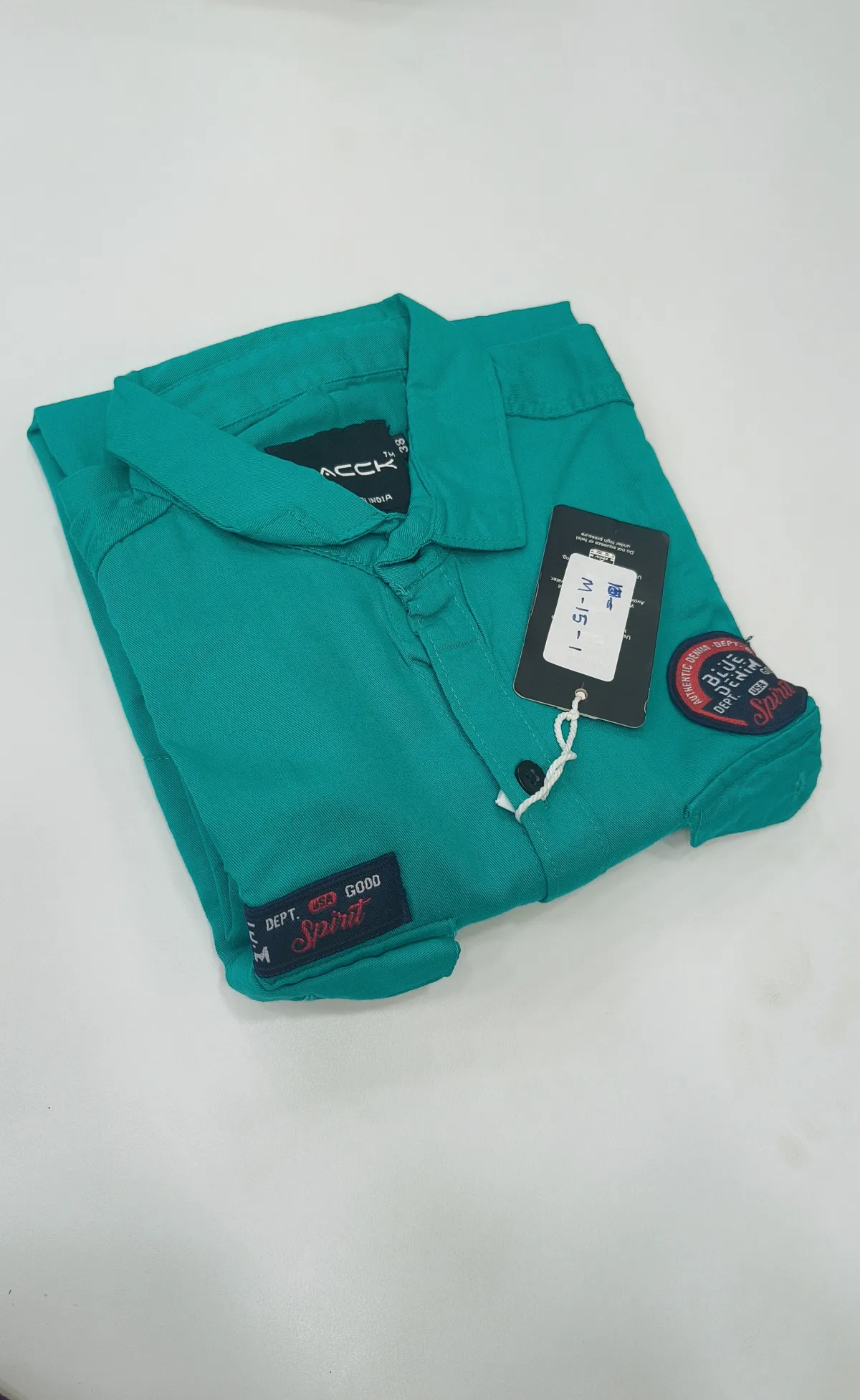 MEN'S PLAIN CASUAL SHIRTS-SX2461-15