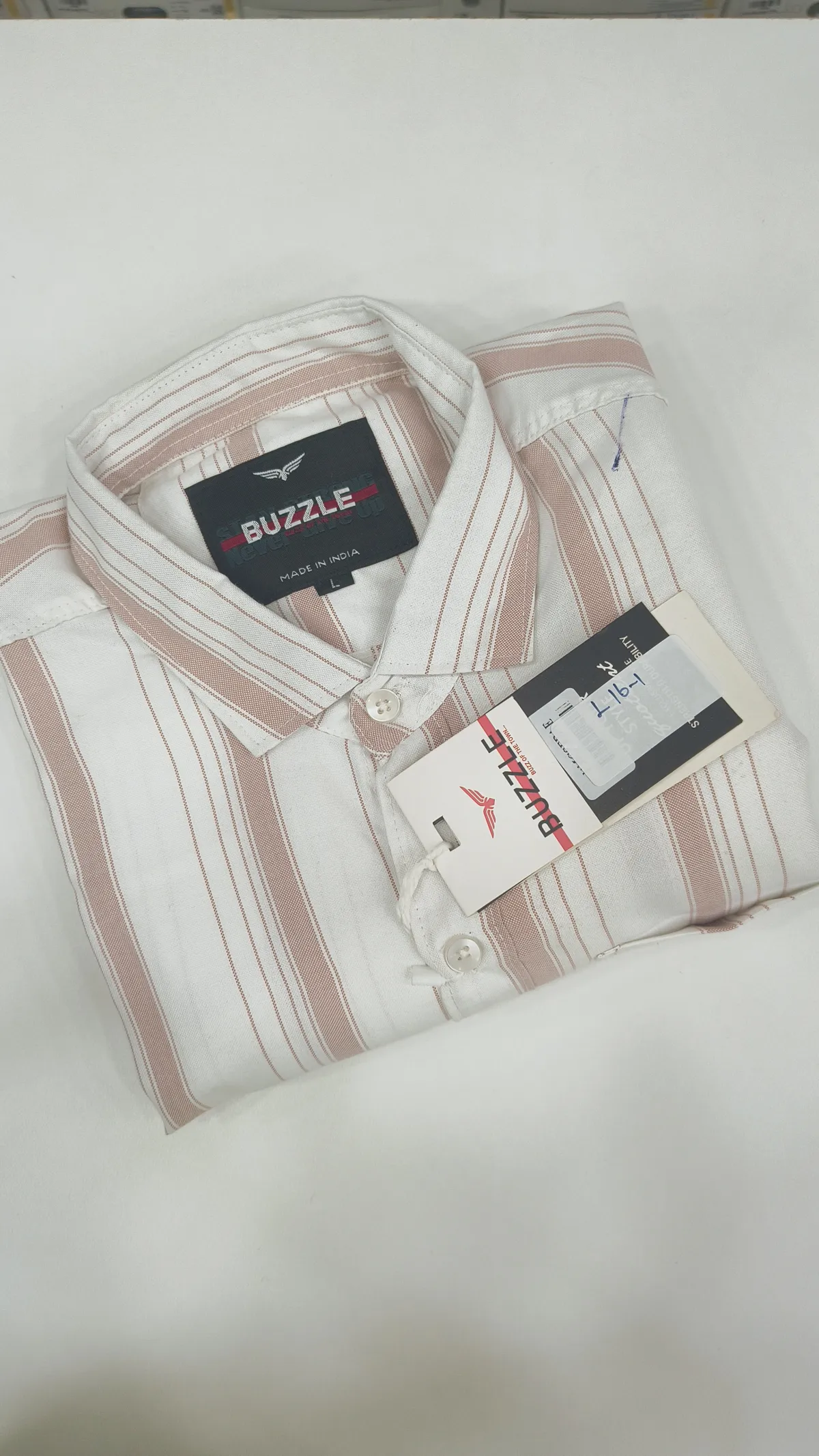 MEN'S STRAIGHT LINE SHIRTS-XS5079-L-16