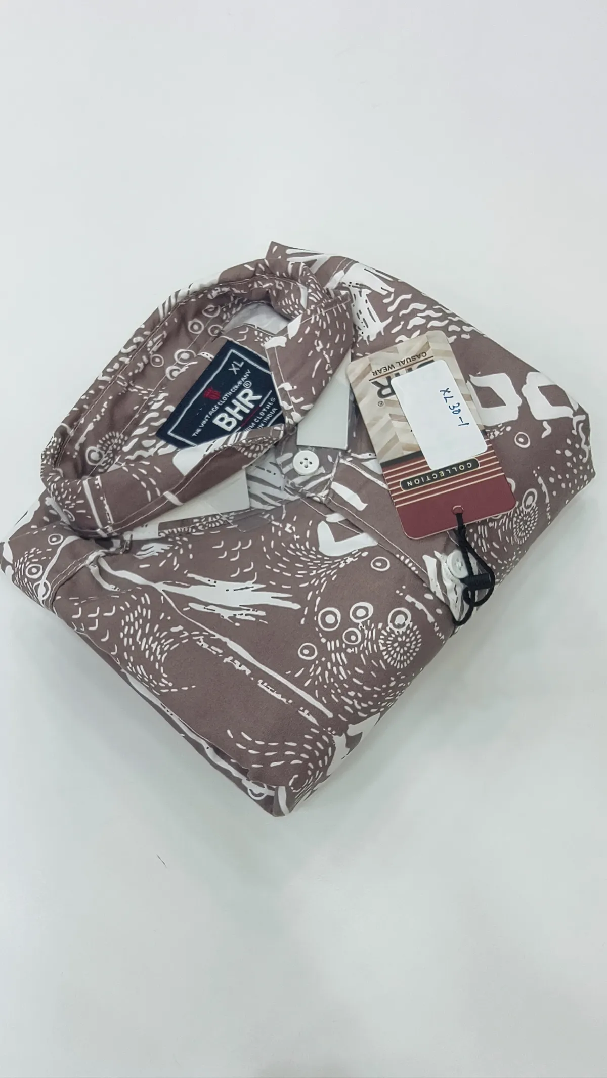 MEN'S PRINTED CASUAL SHIRTS-VD8631-XL-30