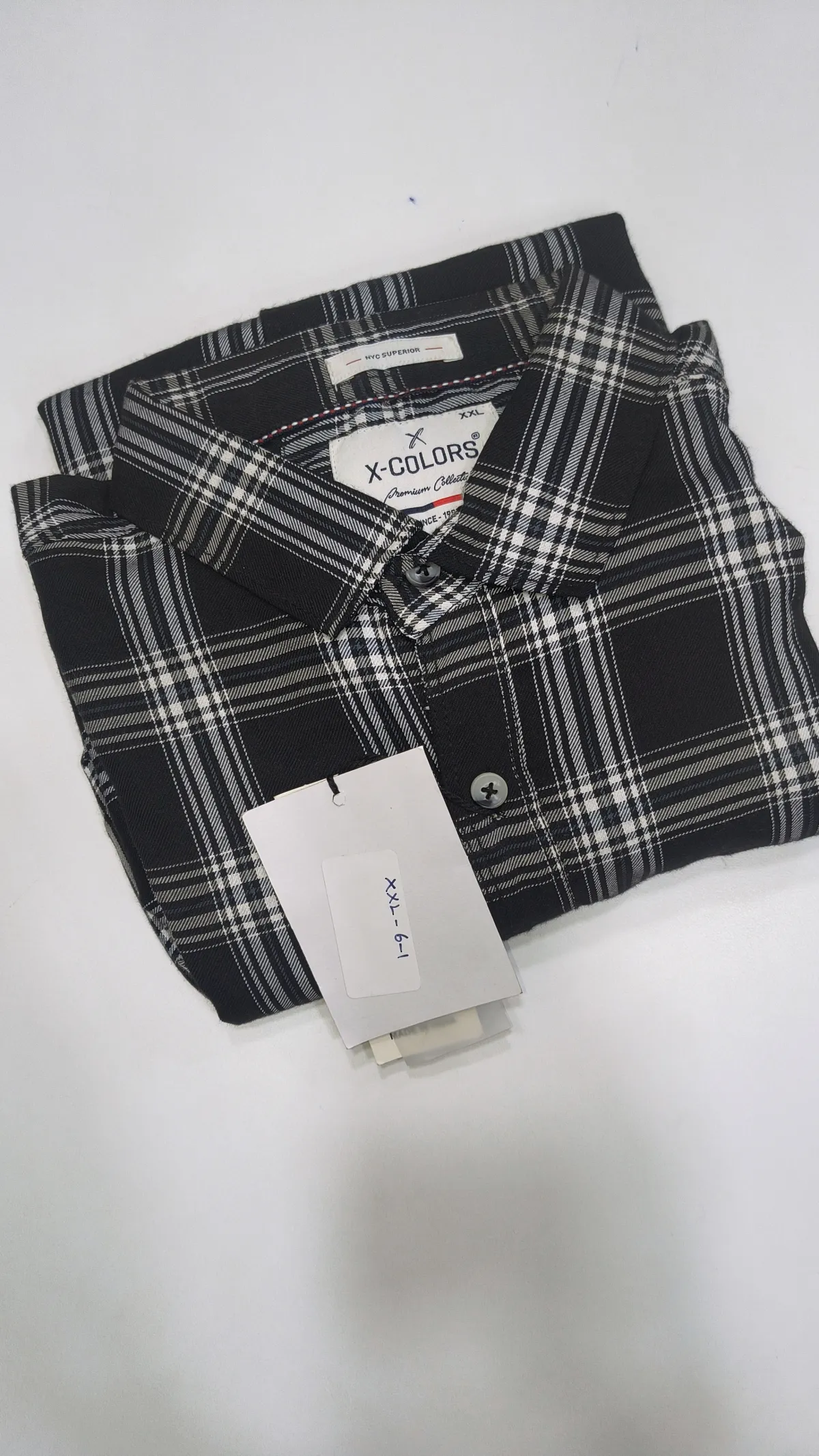 MEN'S CHECKERED SHIRTS-RJ3948-XXL-6