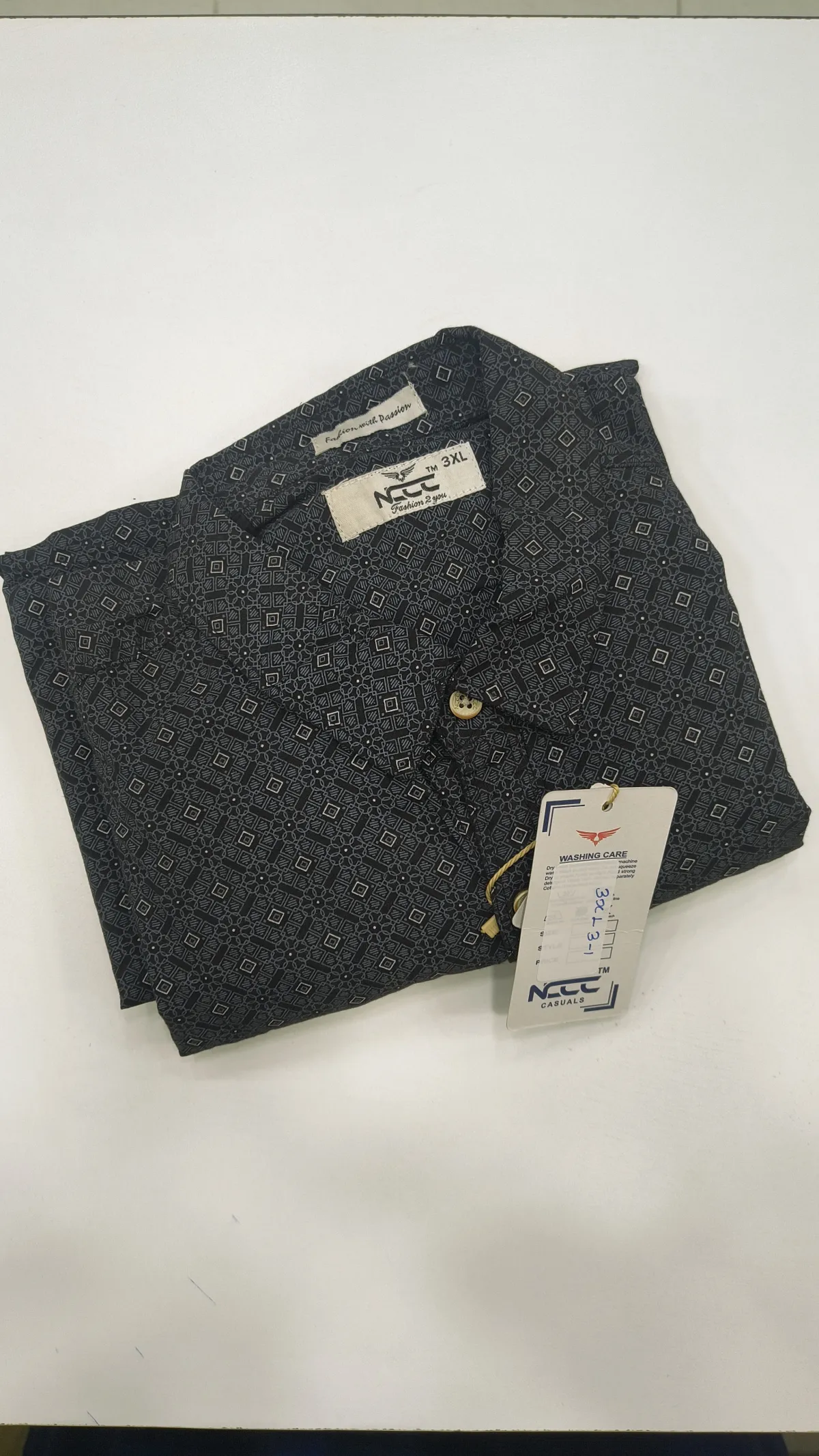 MEN'S PRINTED CASUAL SHIRTS COLLECTIONS-CY9991-3XL-3