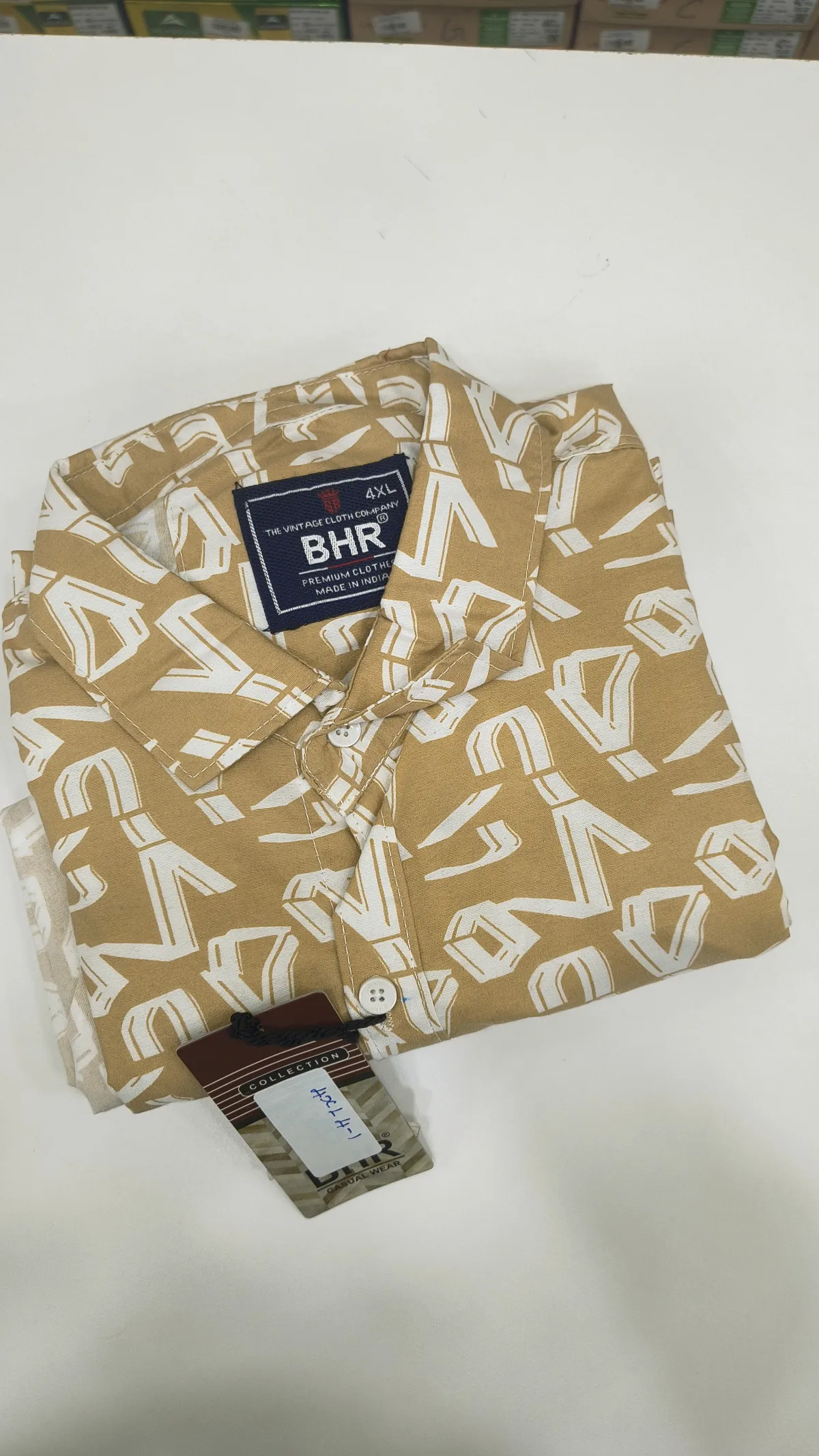 MEN'S PRINTED CASUAL SHIRTS-BE9504-4XL-4
