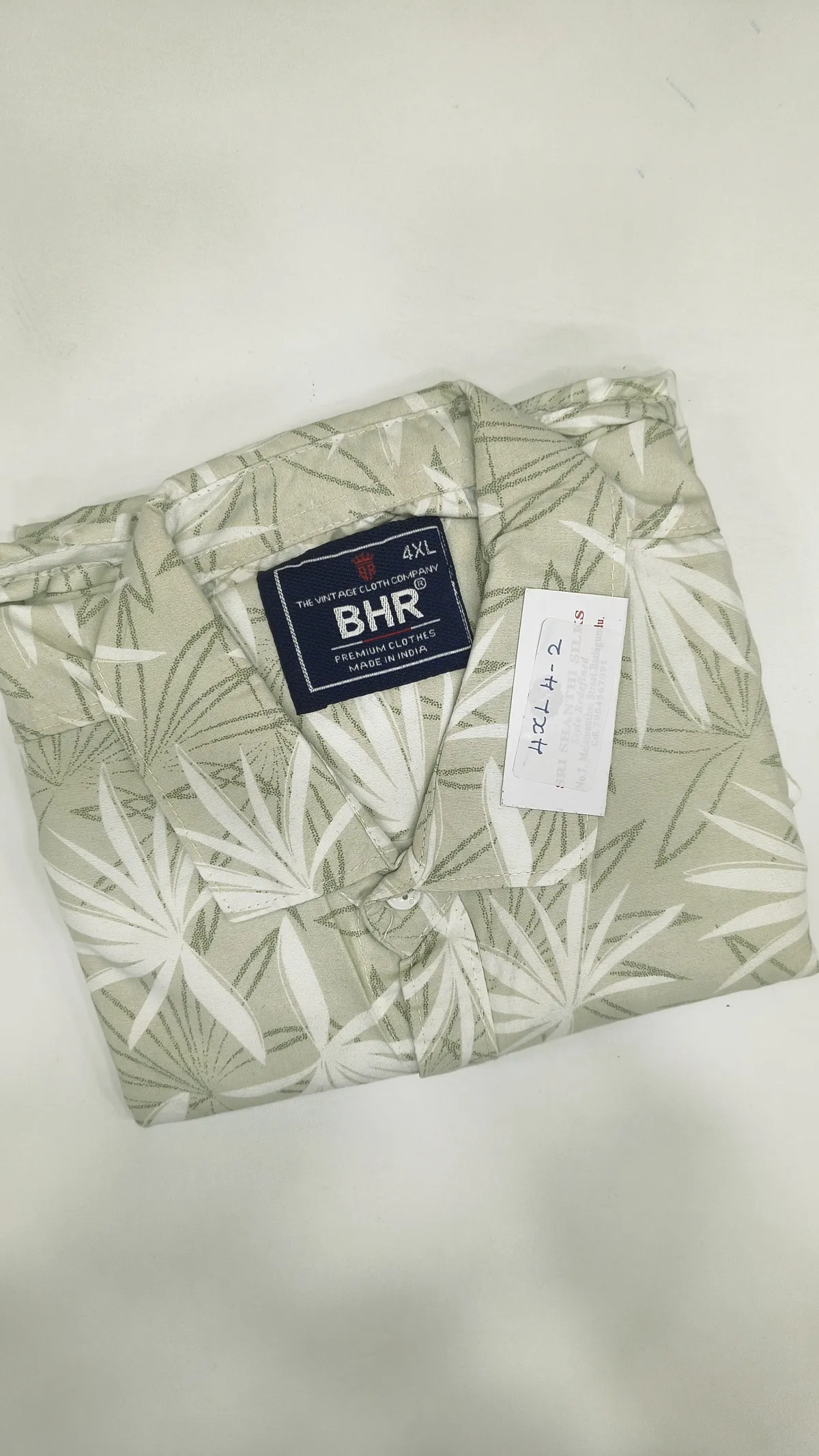 MEN'S PRINTED CASUAL SHIRTS-BE9504-4XL-4