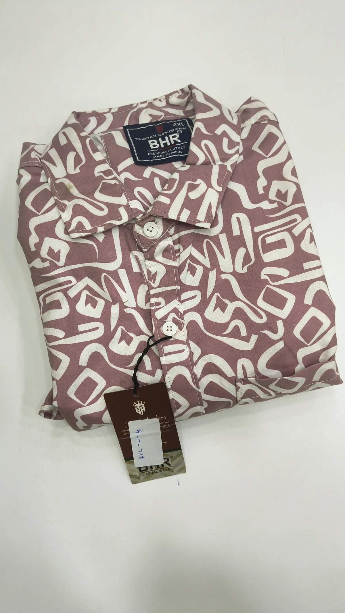 MEN'S PRINTED CASUAL SHIRTS-BE9504-4XL-4