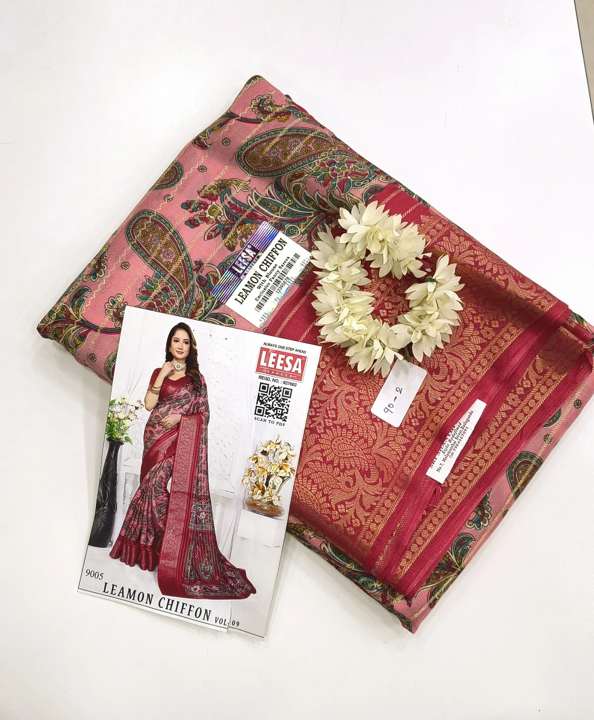 LEAMON CHIFFON SAREE COLLECTIONS-SE8846-90