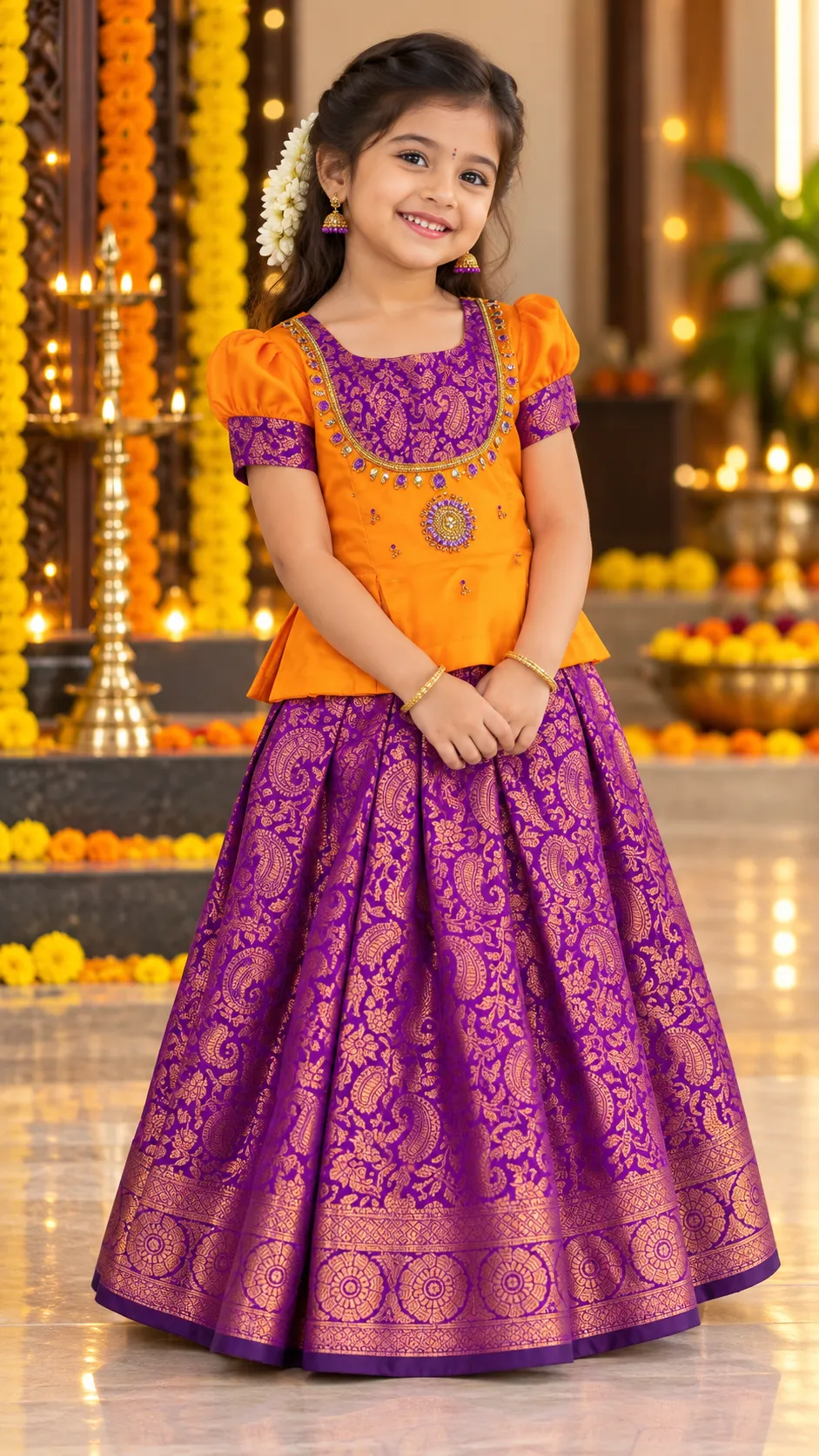 PATTU PAVADAI SET-ST6270-136