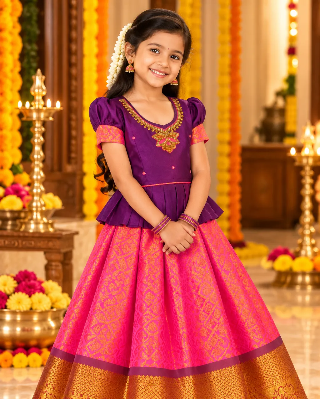 PATTU PAVADAI SET-ST6270-129