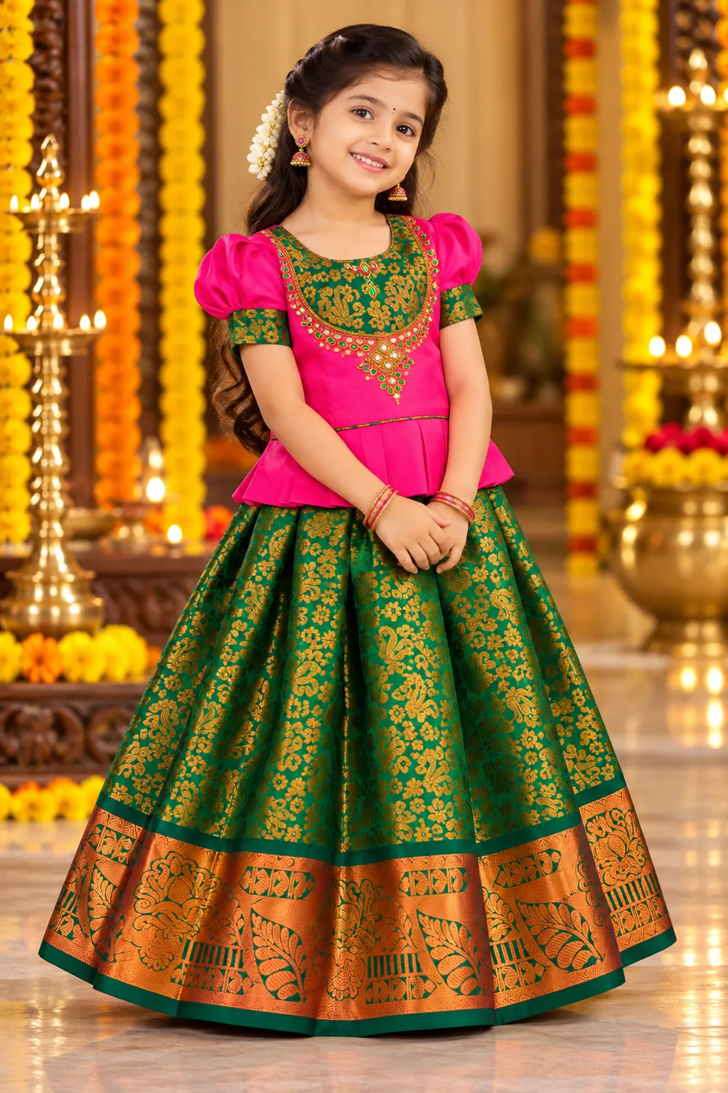 PATTU PAVADAI SET-ST6270-143